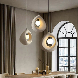 Hayami Resin LED Pendants Modern  Handcrafted Artisan Ceiling Light
