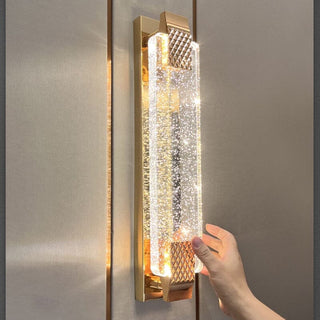Ella Bubble Wall Lamp Modern  Luxury Gold Frame Light Fitting