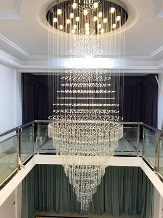 Albert Crystal Chandelier Modern  Opulent Multi-Tier Crystal Chandelier