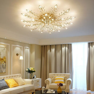 Flower Wall Chandelier Modern  Chic Glass Globe Pendant