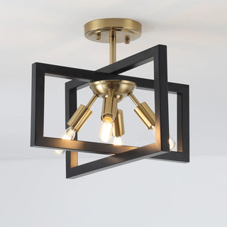 Alfie Candelabra Ceiling Light Modern  Rustic Industrial Hanging Lamp