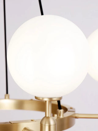 Diana Orb Ball Chandelier Modern  Ultra Slim LED Panel Lighting