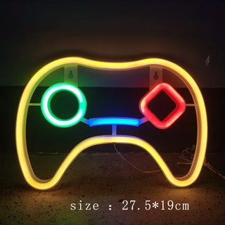 USB LED Neon Light for Game Room Artistic Modern  Classic Drum Shade Ceiling Light