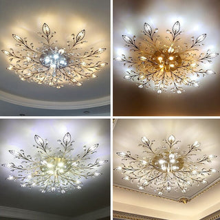 Flower Wall Chandelier Modern  Chic Glass Globe Pendant