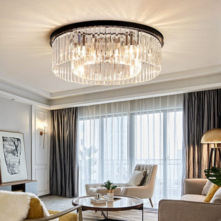 Helena Crystal Pendant Modern  Rustic Industrial Hanging Lamp