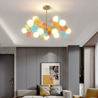 Rainbow Chandelier Luxurious Modern  Art Deco Inspired Illumination