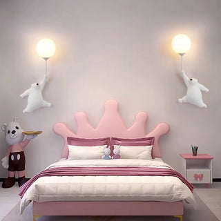 Polar Bear Wall Lamp Premium Modern  Sculptural Spiral LED Fixture