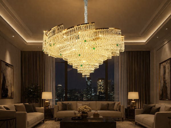 Zynella Luxury European Crystal Pendant Light