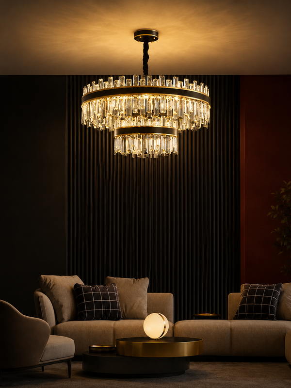 Zynella Luxury American Crystal Pendant Light