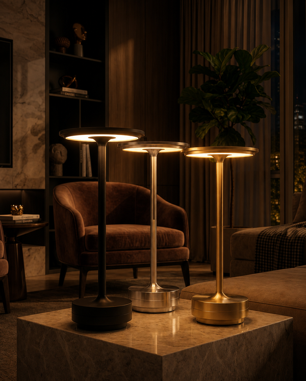 Luna Tripod Floor Modern Lamp