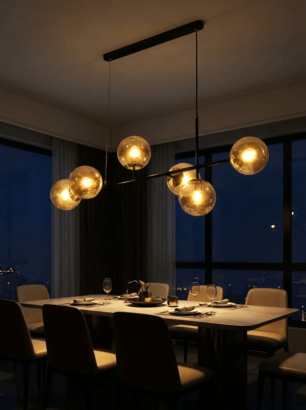 Amanda Glass Chandelier