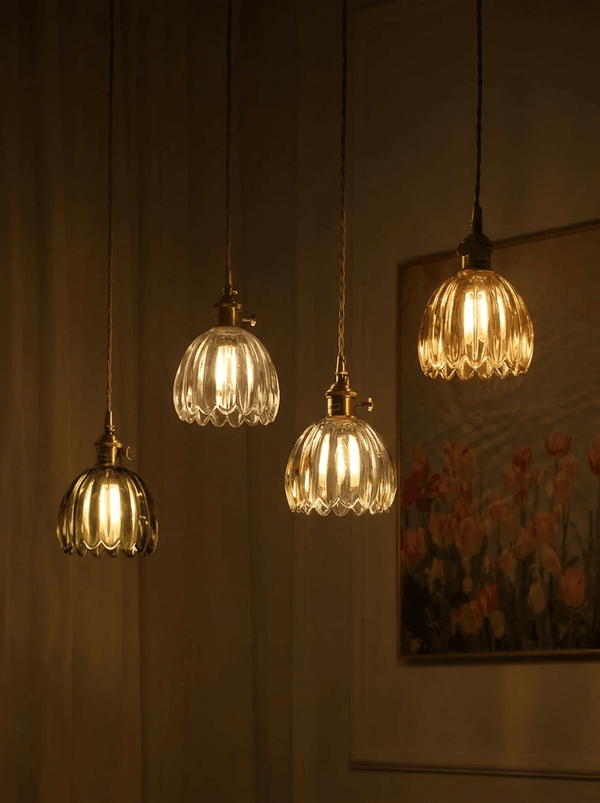Zynella Radiant Glass Pendants