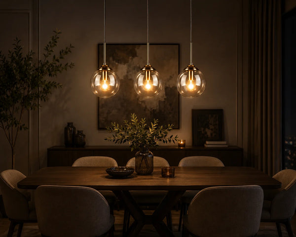 Zynella Gradient Glass Ball Pendant