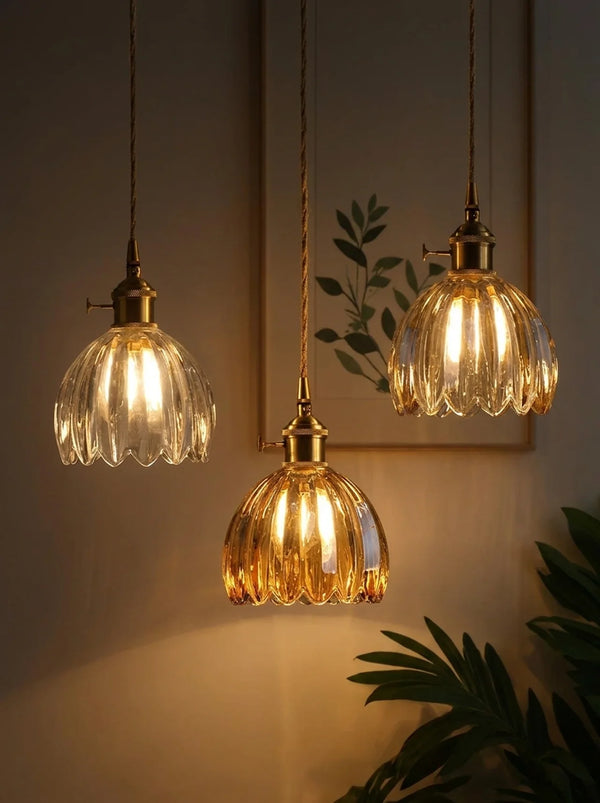 Zynella Radiant Glass Pendants