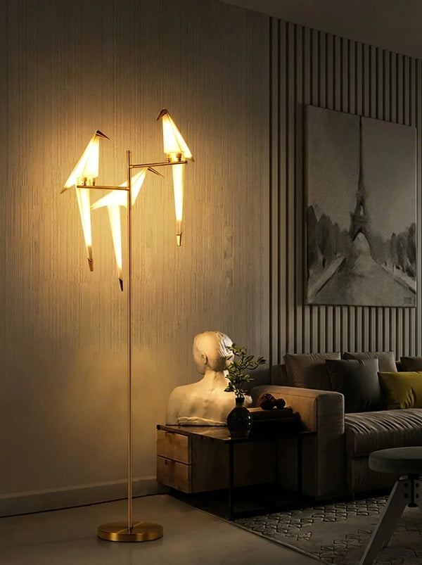 Nordic Acrylic Bird Floor Lamp