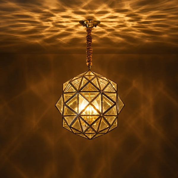 Polygon Glass Pendant Light