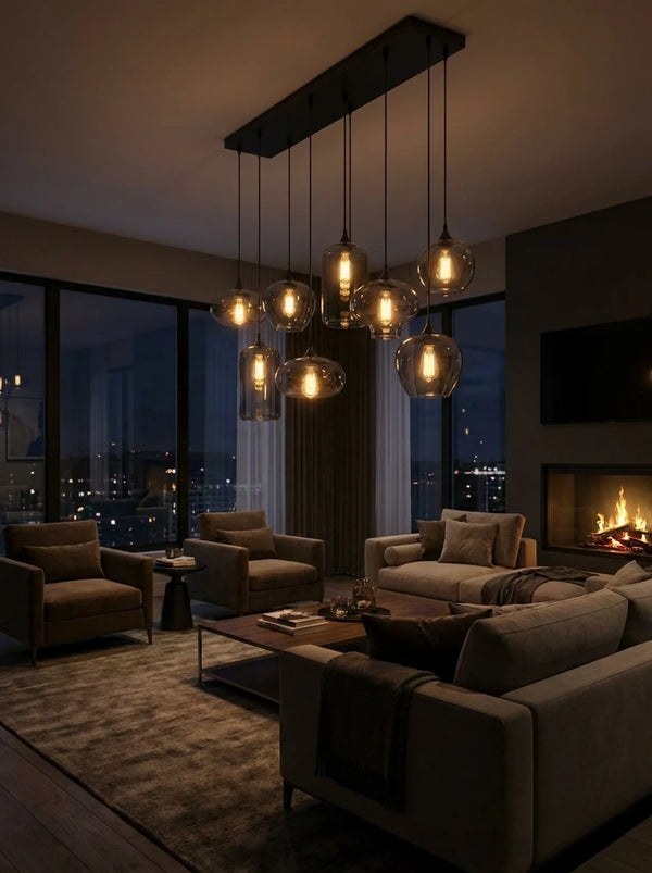 Freya Glass Chandelier