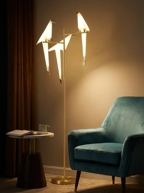 Nordic Acrylic Bird Floor Lamp