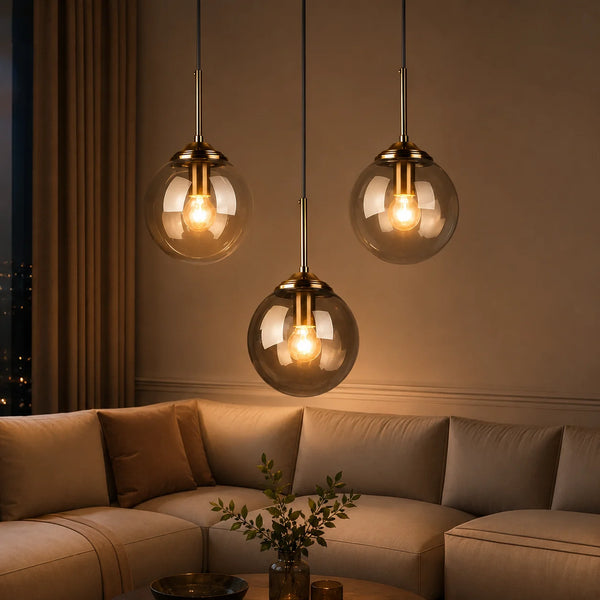 Zynella Gradient Glass Ball Pendant