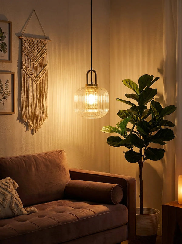 Arnault Fluted Glass Pendant