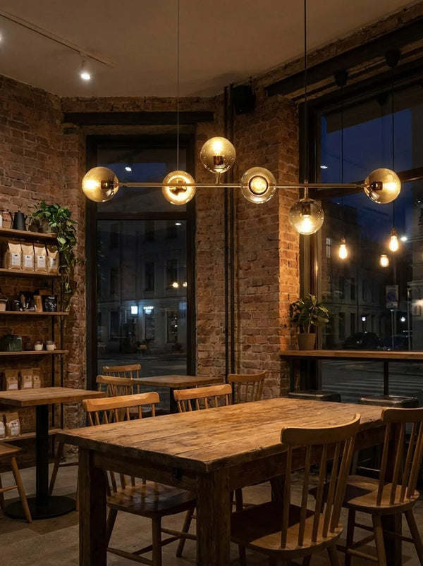 Amanda Glass Chandelier