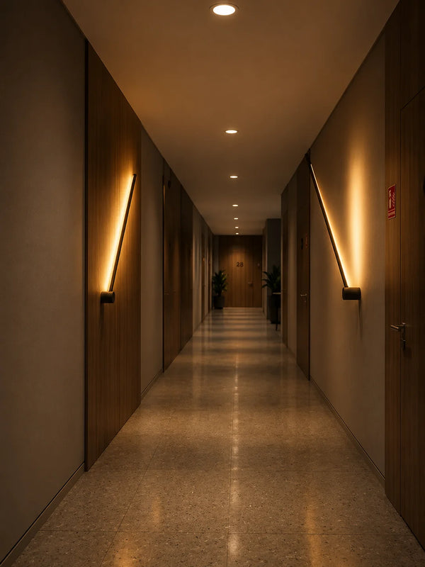 Yohan Pole Wall Lamp – Modern Vintage Brass Tube Light