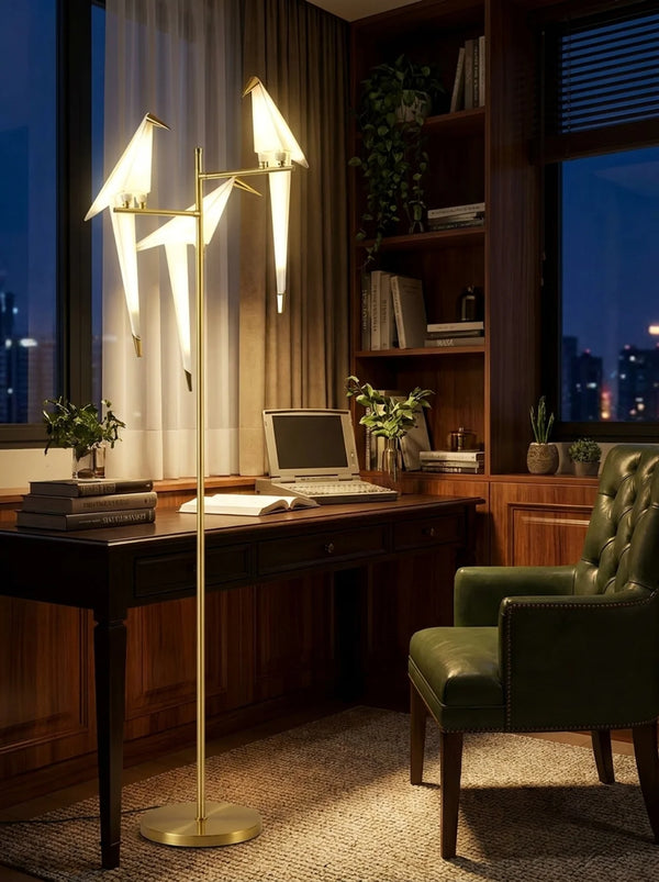 Nordic Acrylic Bird Floor Lamp