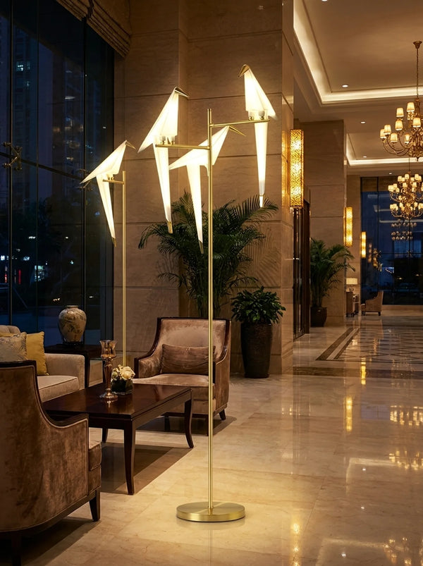 Nordic Acrylic Bird Floor Lamp