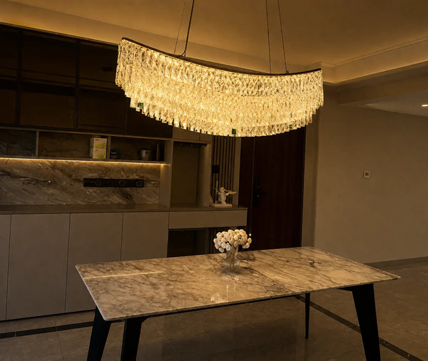 Zynella Luxury European Crystal Pendant Light