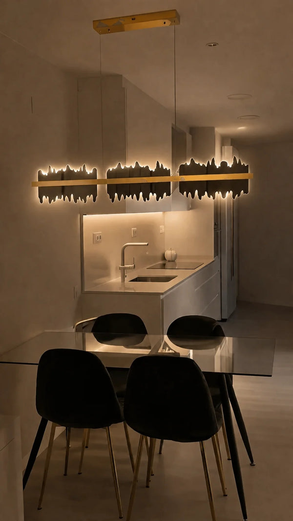 Zynella Iceberg: Linear LED Architectural Chandelier