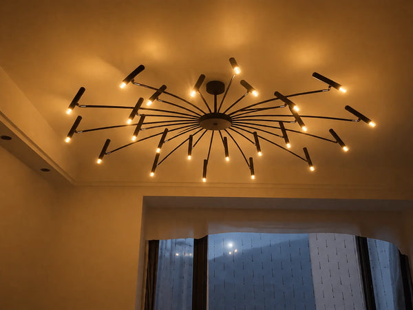 Zynella "Astra" Nordic Luxury Pendant: Adjustable Designer Chandelier