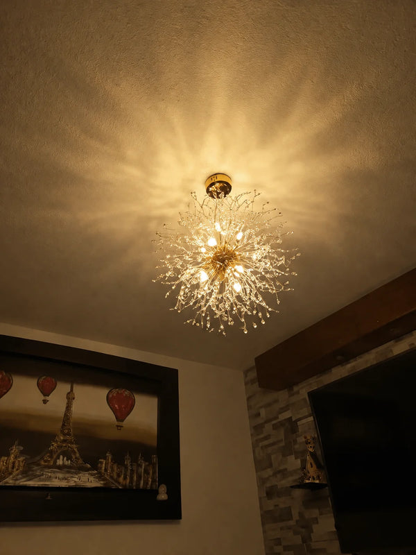 Zynella Dandelion Crystal LED Chandelier