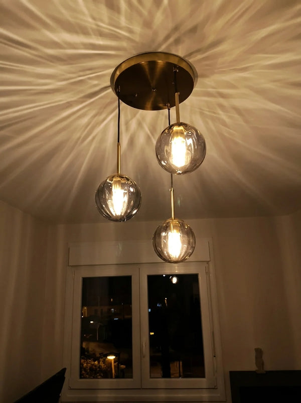 Zynella Bali Bubble Glass Pendants