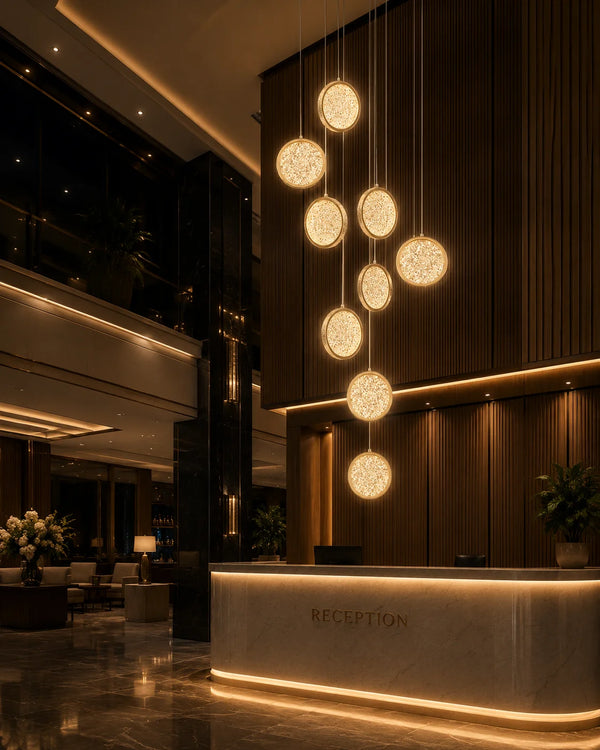 Zynella Elegant Nordic Crystal Ceiling Pendant