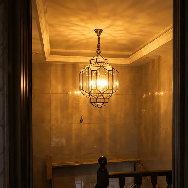 Polygon Glass Pendant Light