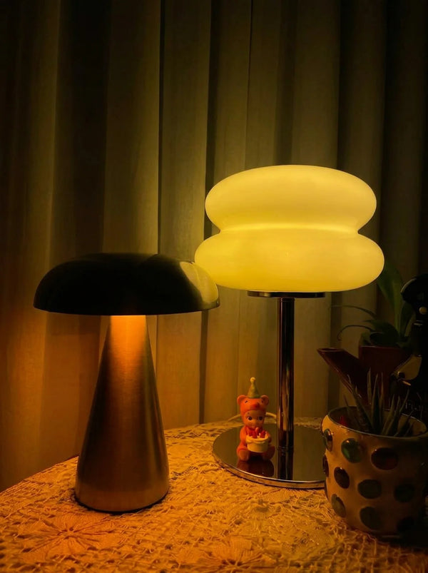 Moon Cap Modern Table Lamp