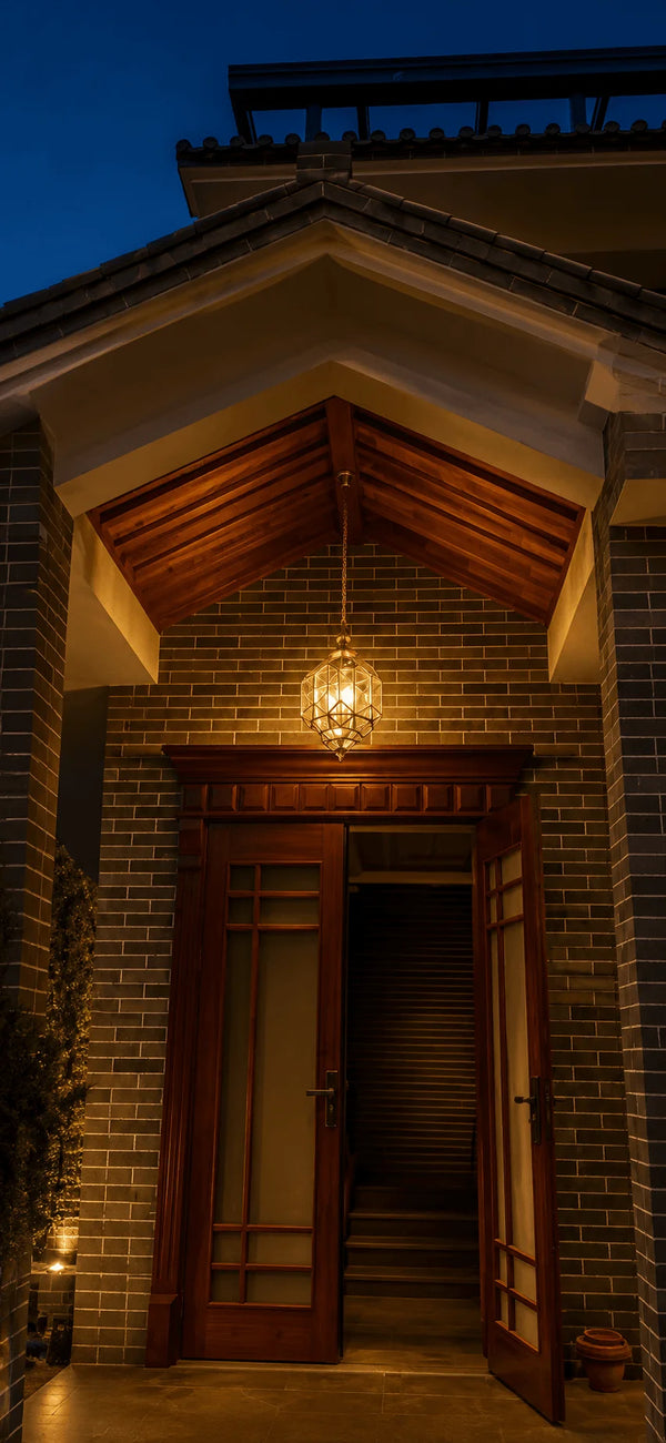 Polygon Glass Pendant Light