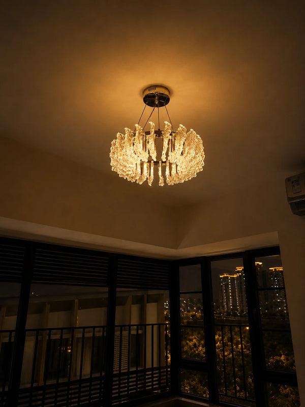 Zynella French Acrylic LED Pendant Chandelier