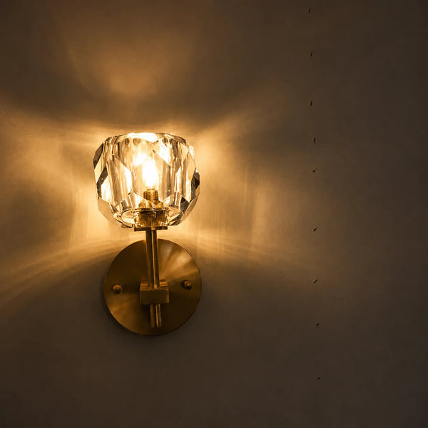 Ebony Crystal Classic Wall Lights