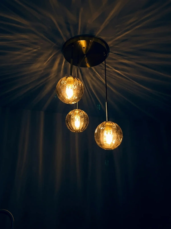 Zynella Bali Bubble Glass Pendants