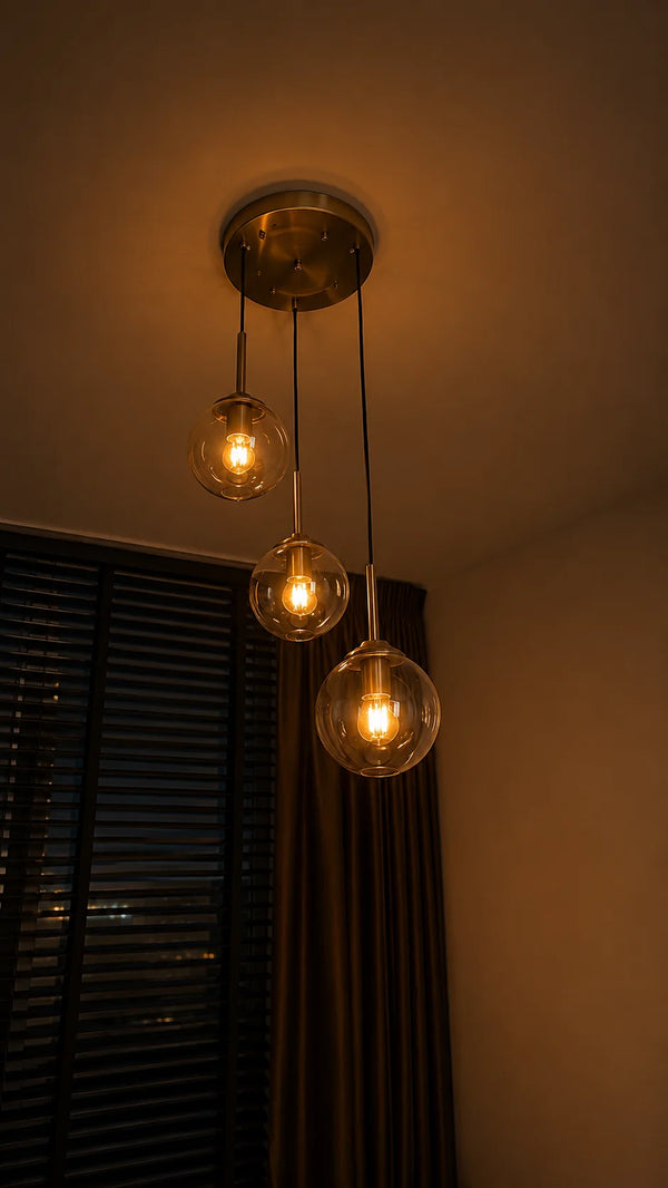 Zynella Gradient Glass Ball Pendant