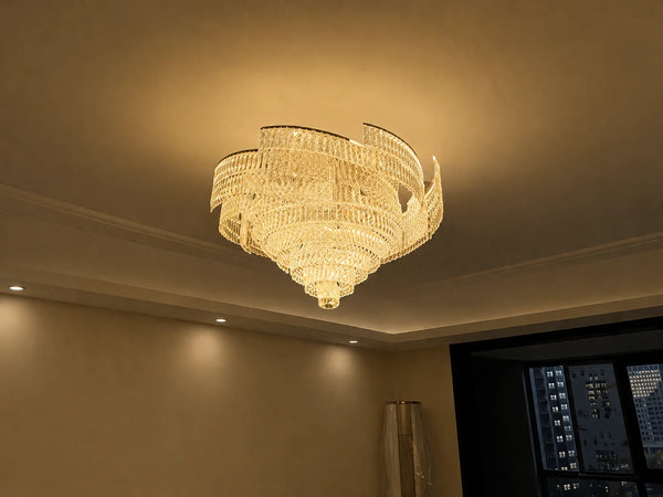 Zynella Luxury European Crystal Pendant Light