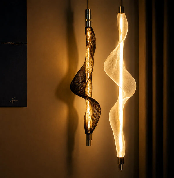 Zynella Nordic Long Tubes LED Linear Pendant Light