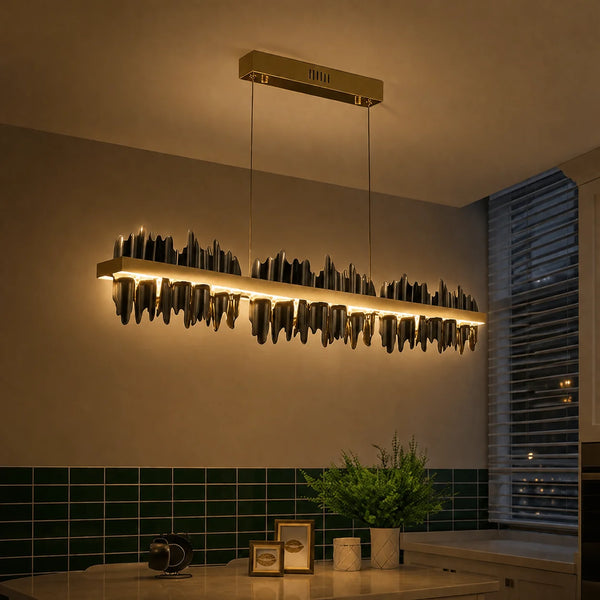 Zynella Iceberg: Linear LED Architectural Chandelier