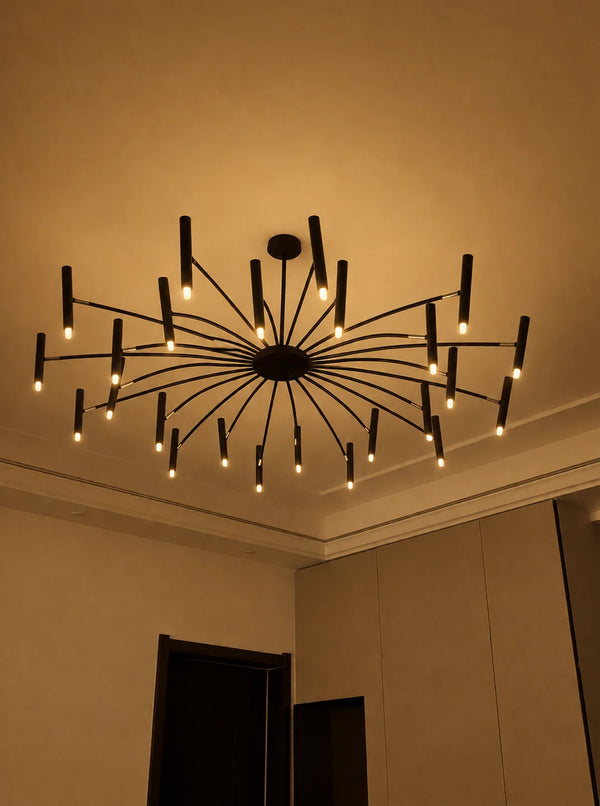 Zynella "Astra" Nordic Luxury Pendant: Adjustable Designer Chandelier