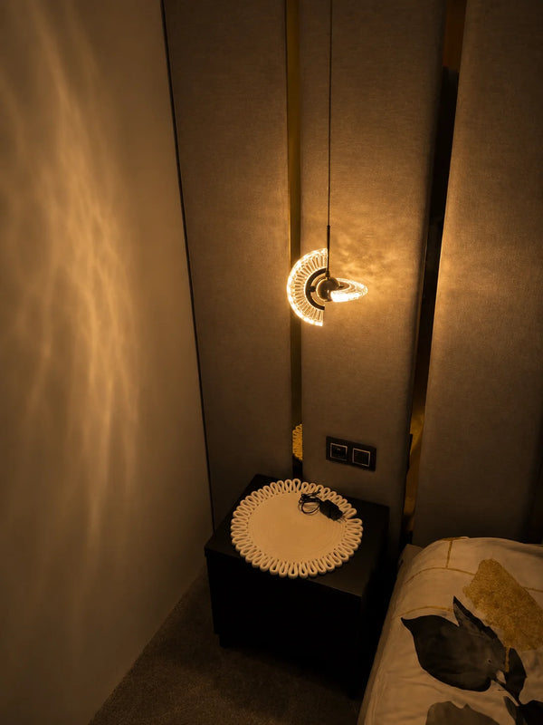 Zynella Mini Acrylic LED Pendant Chandelier