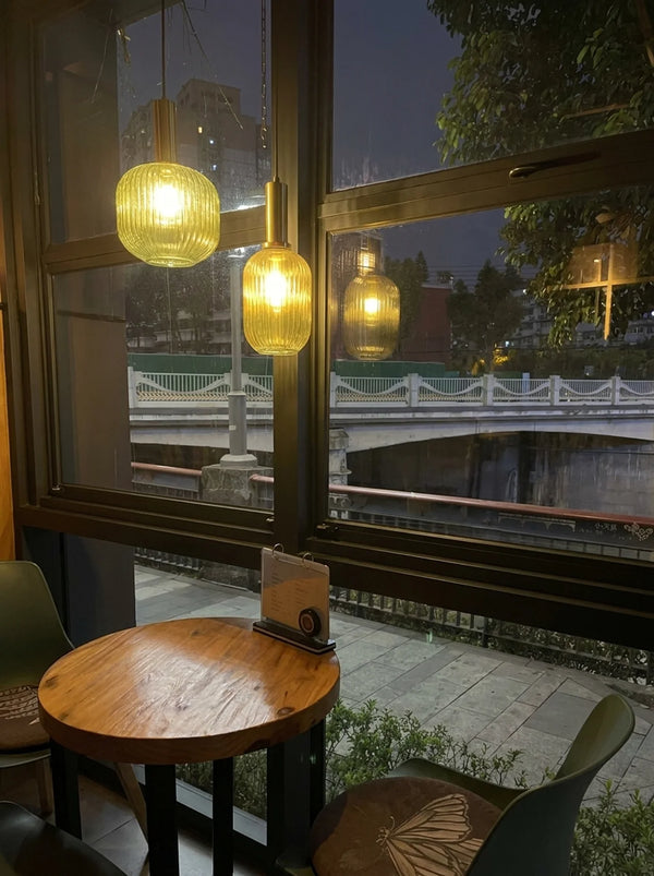 Liora Fluted Glow Pendant