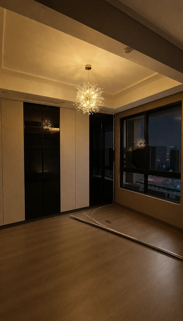 Zynella Dandelion Crystal LED Chandelier