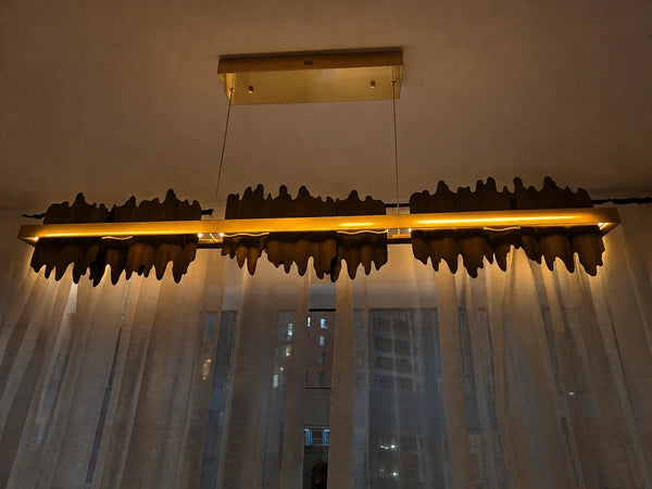 Zynella Iceberg: Linear LED Architectural Chandelier