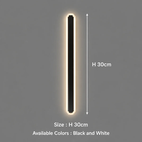 Zynella Linear Scepter: Slim Architectural LED Wall Sconce